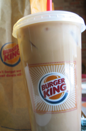 Illustration for article titled Fast-Food Iced Coffees, McDonald’s Brownie Melt, Burger King’s Funnel-Cake Sticks